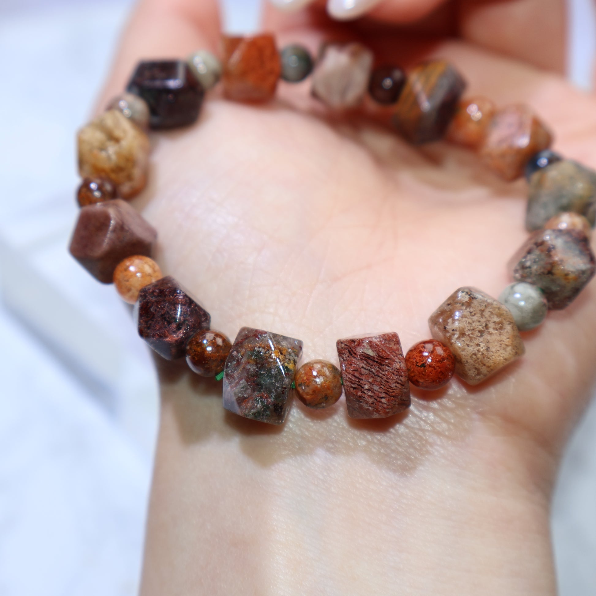 Side angle showing color variation and glossy finish