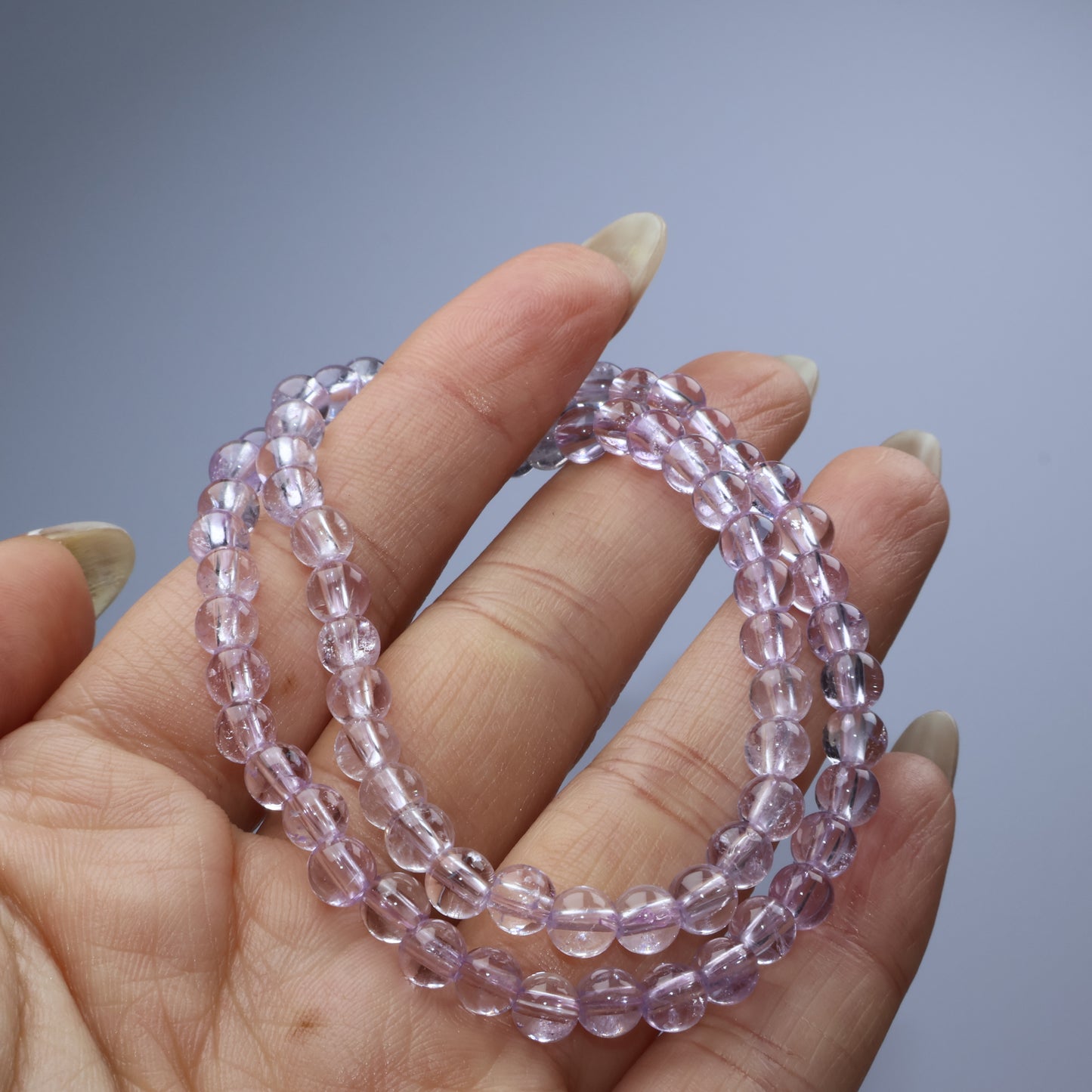 Amethyst Duo-Wrap Bracelet 玻利維亞紫水晶雙圈手串 – 5 mm(Bolivia 玻利維亞)