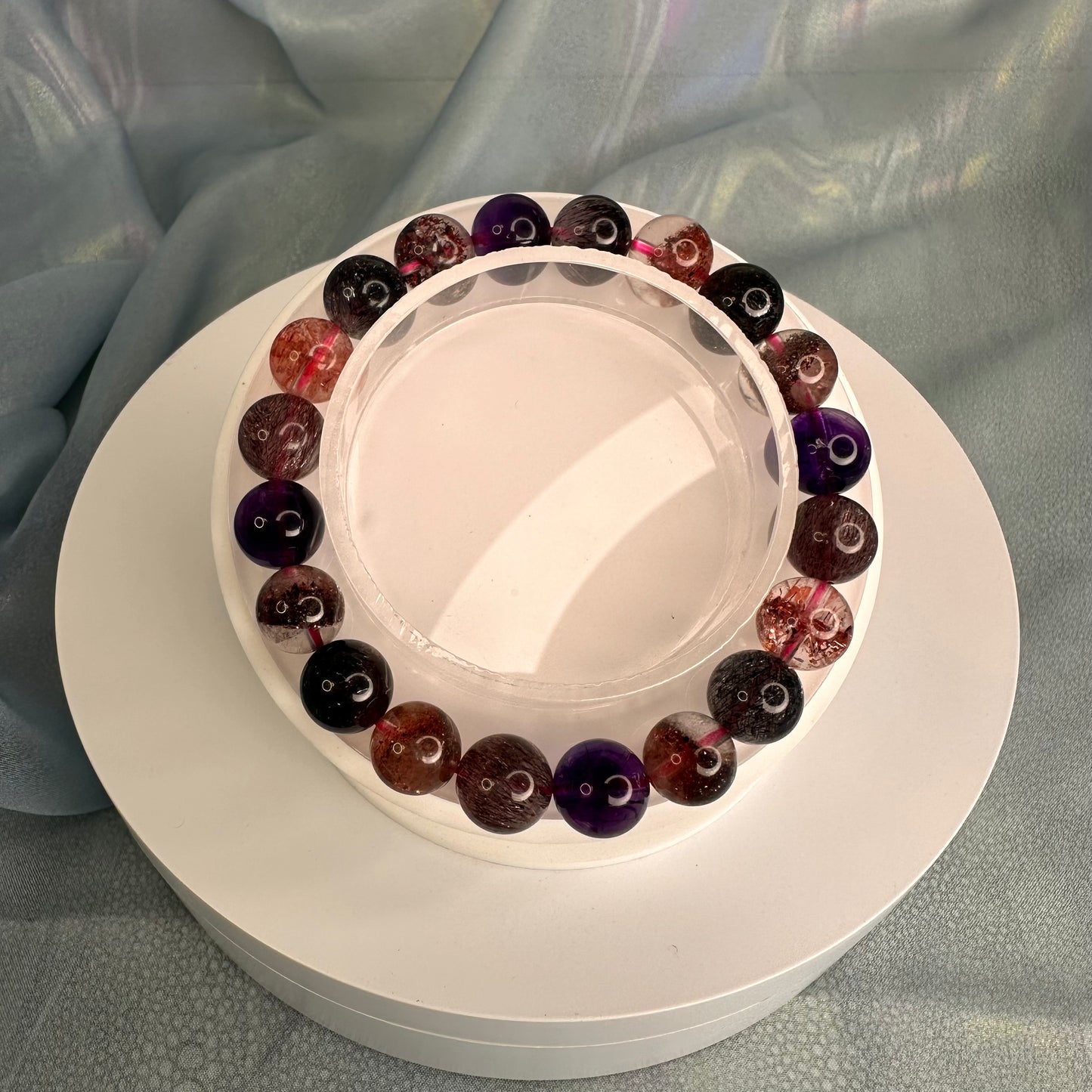 Premium Super Seven Bracelets - Wearable CRYSTAL Melody’s Stone 9.5mm