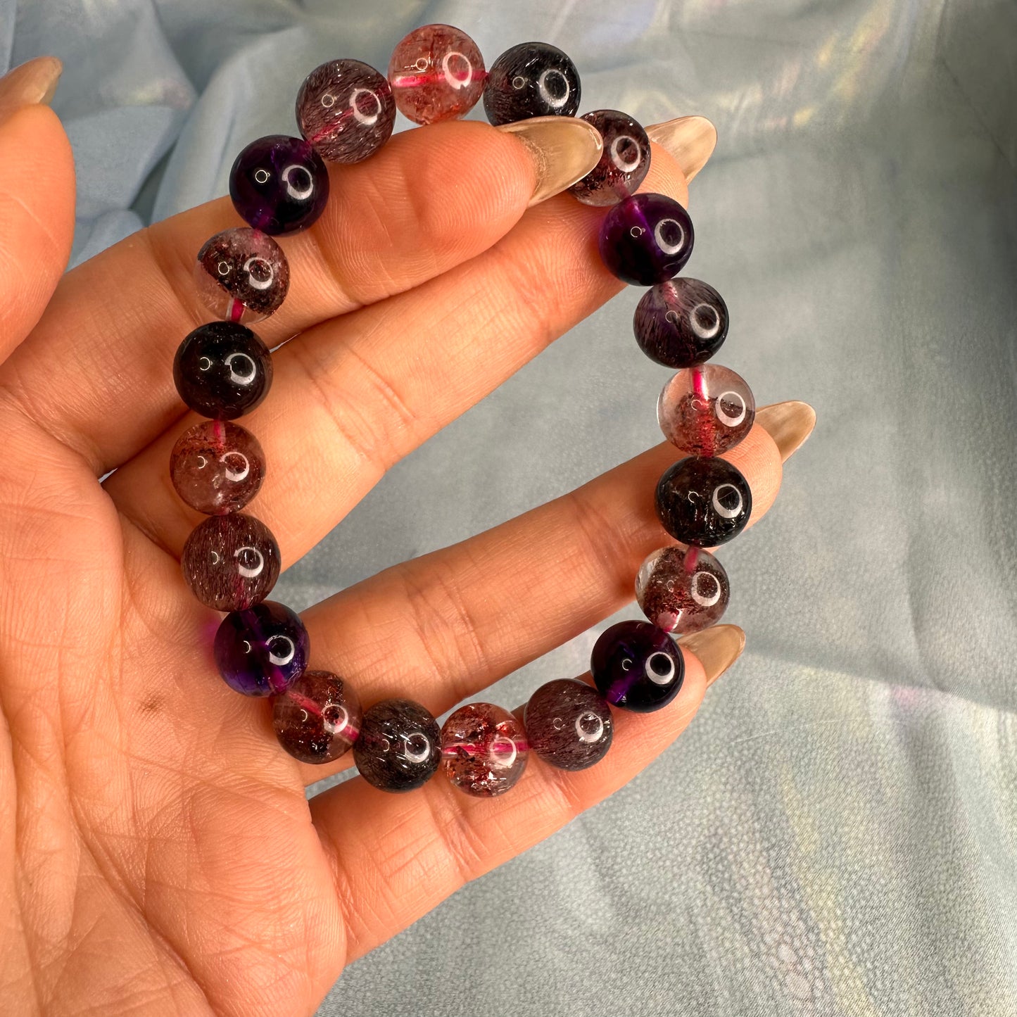 Premium Super Seven Bracelets - Wearable CRYSTAL Melody’s Stone 9.5mm
