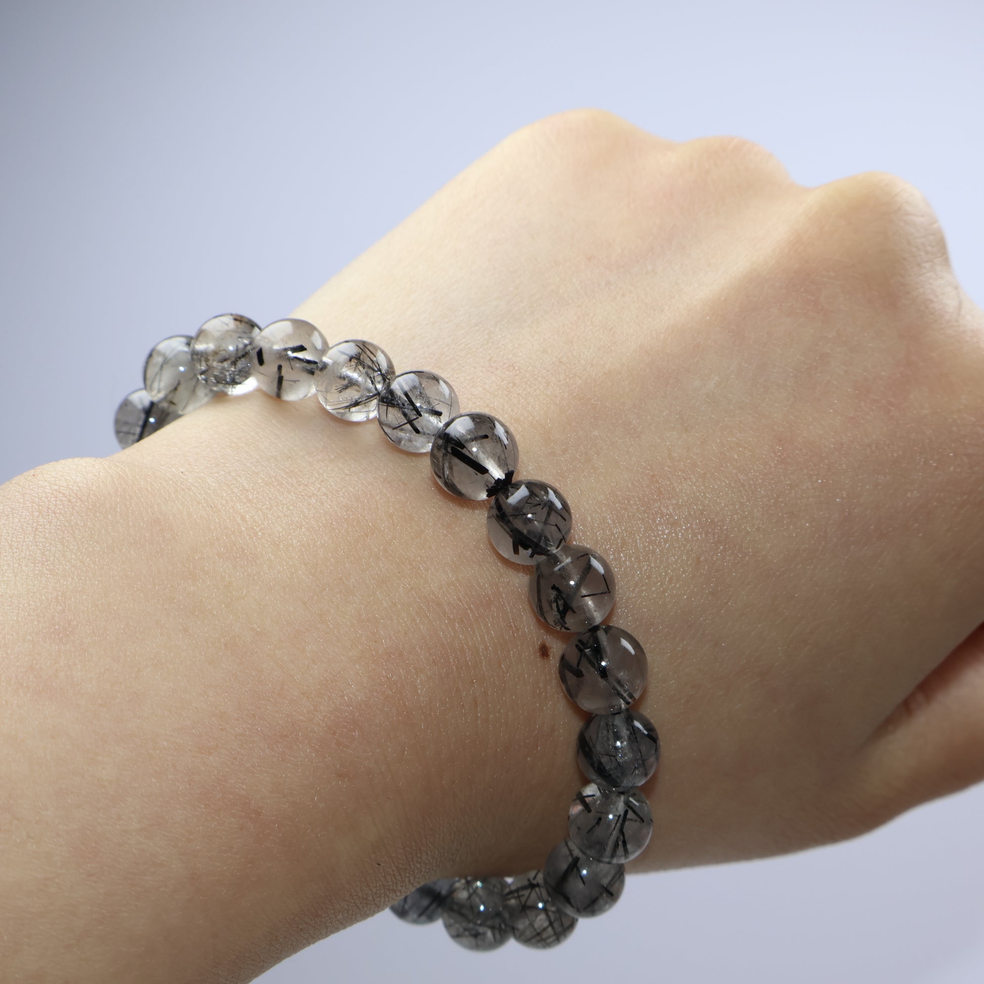 Bracelet worn on wrist – delicate size with bold thread texture