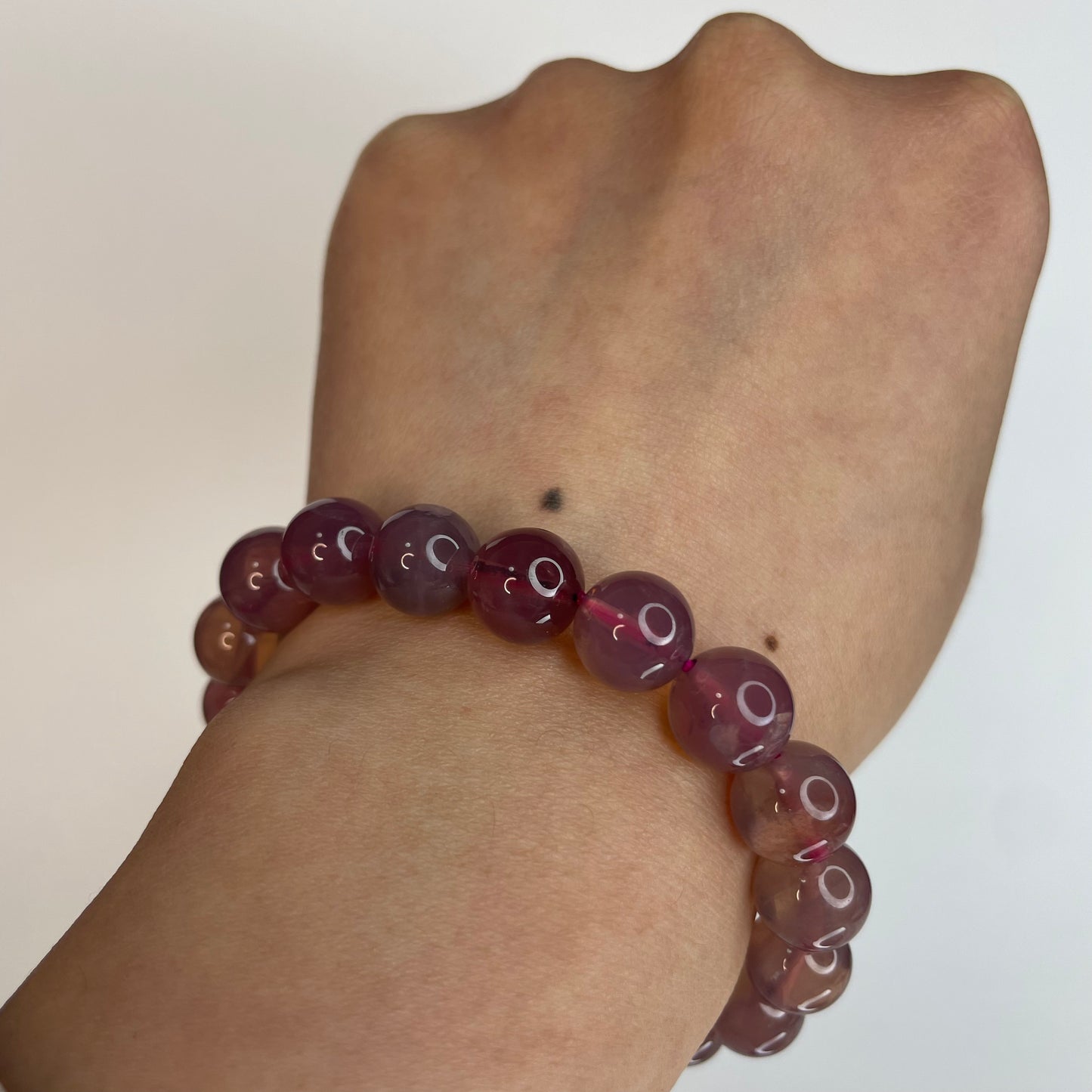 Madagascar Rose Quartz Bracelet – 10mm Beads