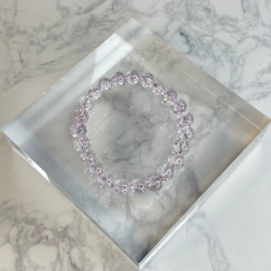 Natural Bolivian Amethyst Bracelet – 7-8mm