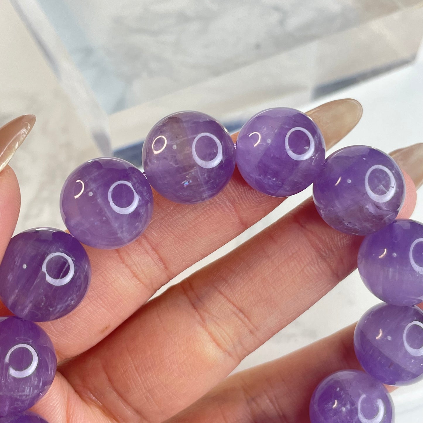 ✨Amethyst Bracelet (Brazil) 14mm✨ ✨紫水晶手串(巴西)– 14mm✨