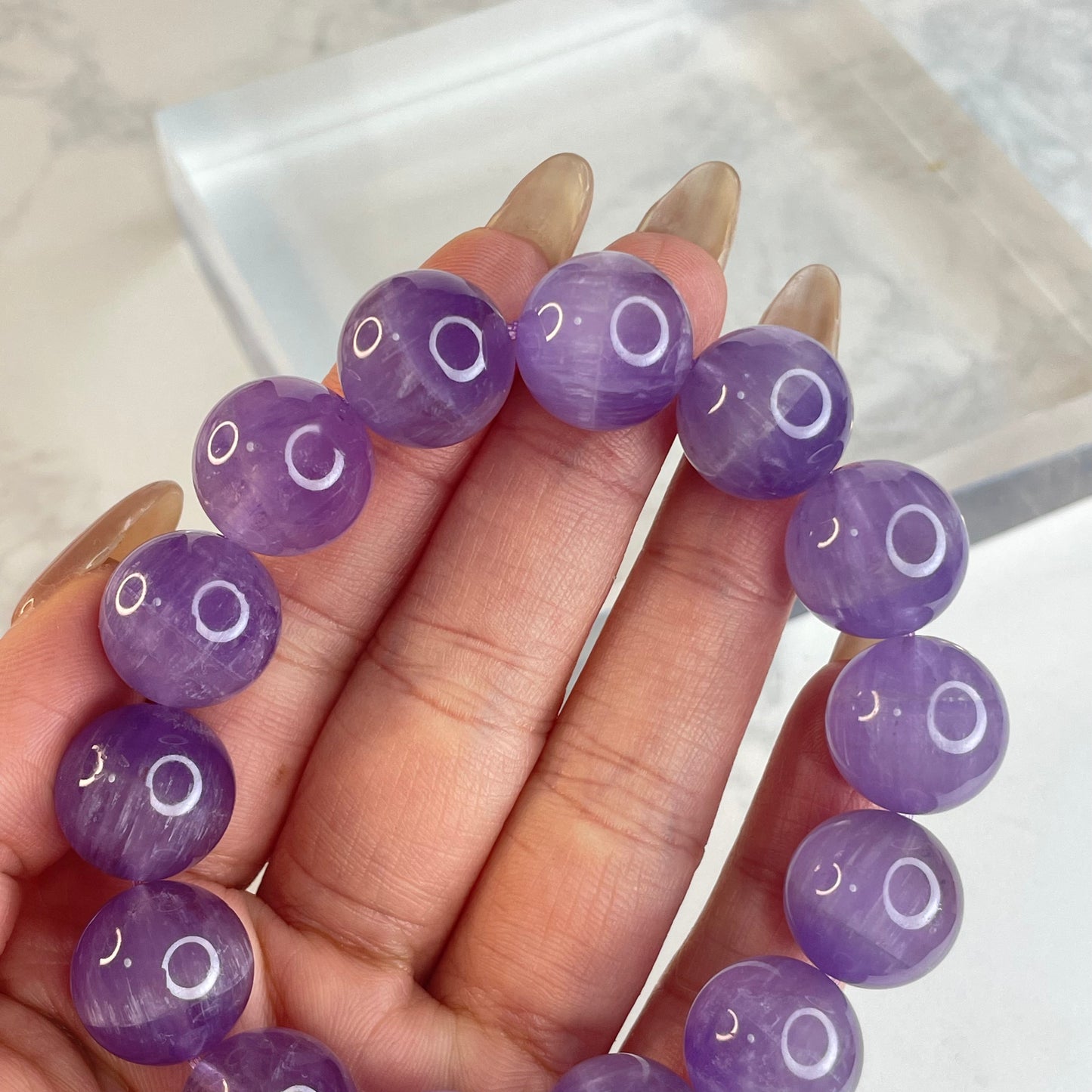 ✨Amethyst Bracelet (Brazil) 14mm✨ ✨紫水晶手串(巴西)– 14mm✨