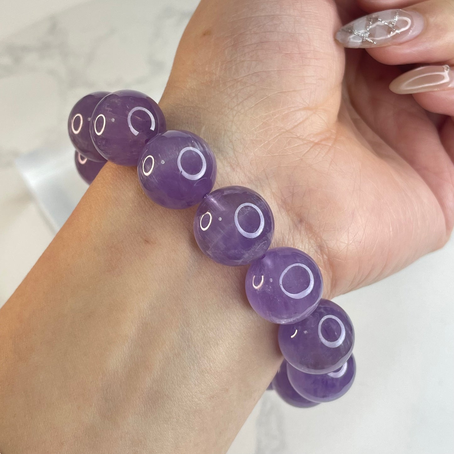 ✨Amethyst Bracelet (Brazil) 14mm✨ ✨紫水晶手串(巴西)– 14mm✨