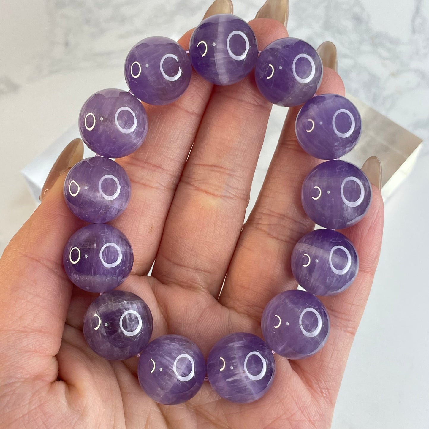 Amethyst Bracelet 紫水晶手串 – 16mm(Brazil 巴西)