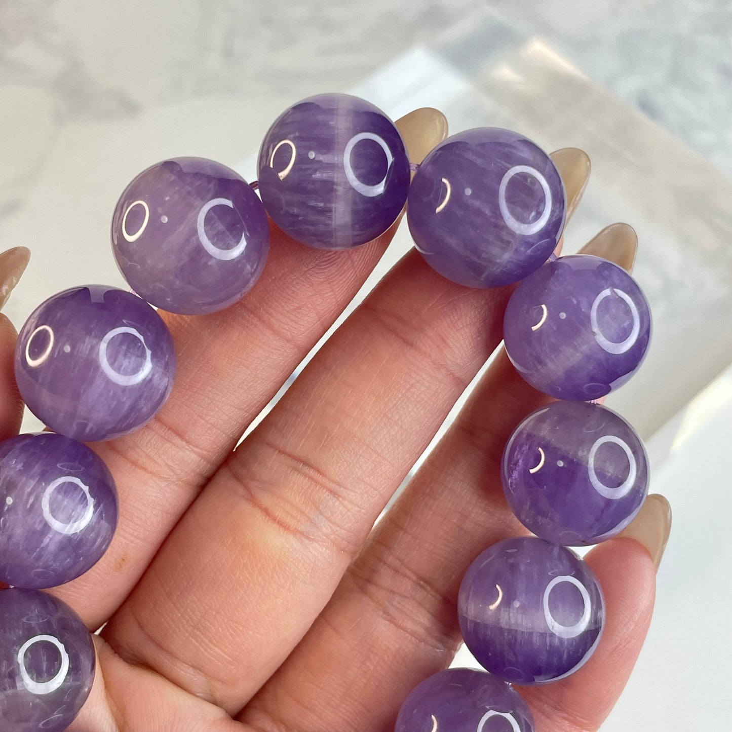 Amethyst Bracelet 紫水晶手串 – 16mm(Brazil 巴西)