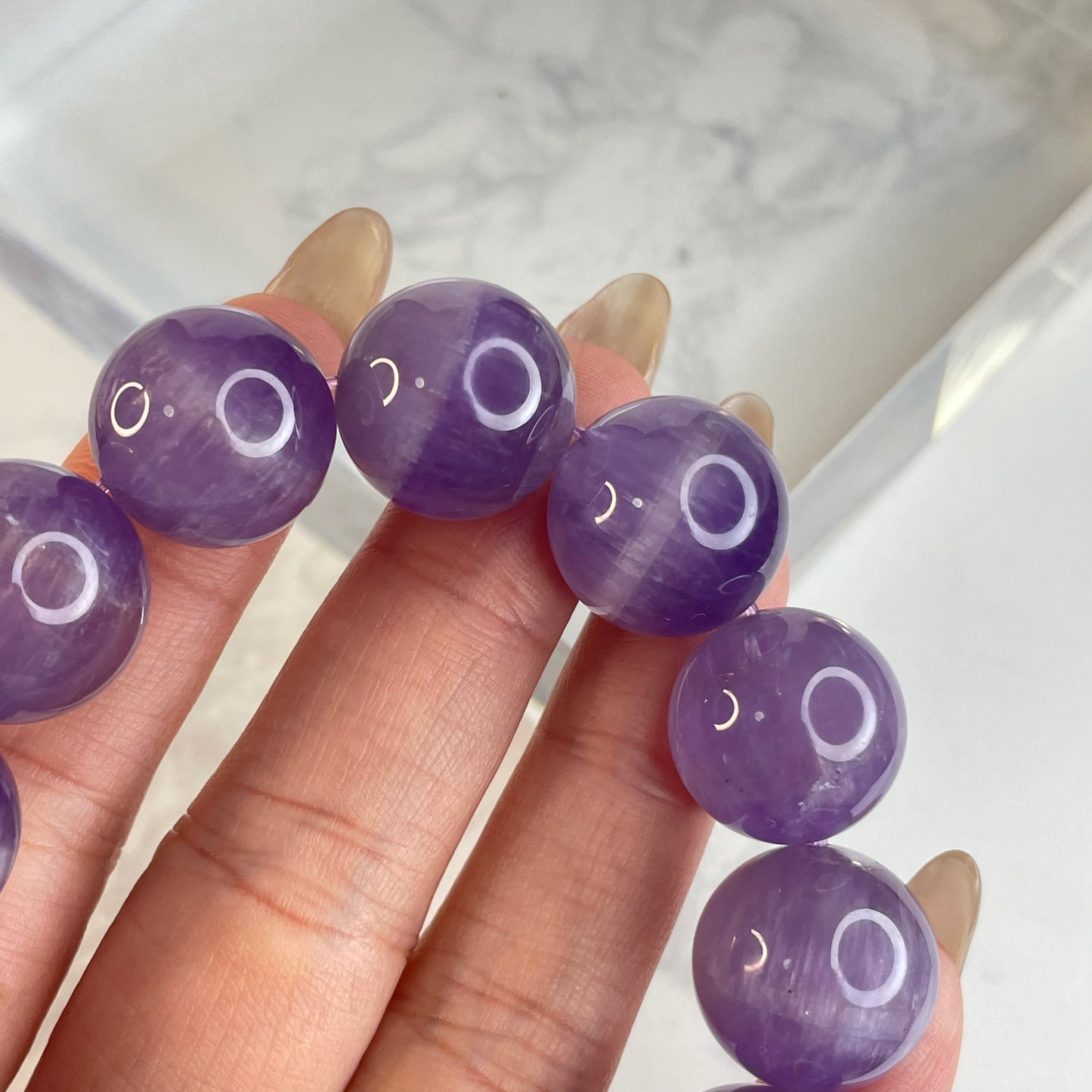 Amethyst Bracelet 紫水晶手串 – 16mm(Brazil 巴西)