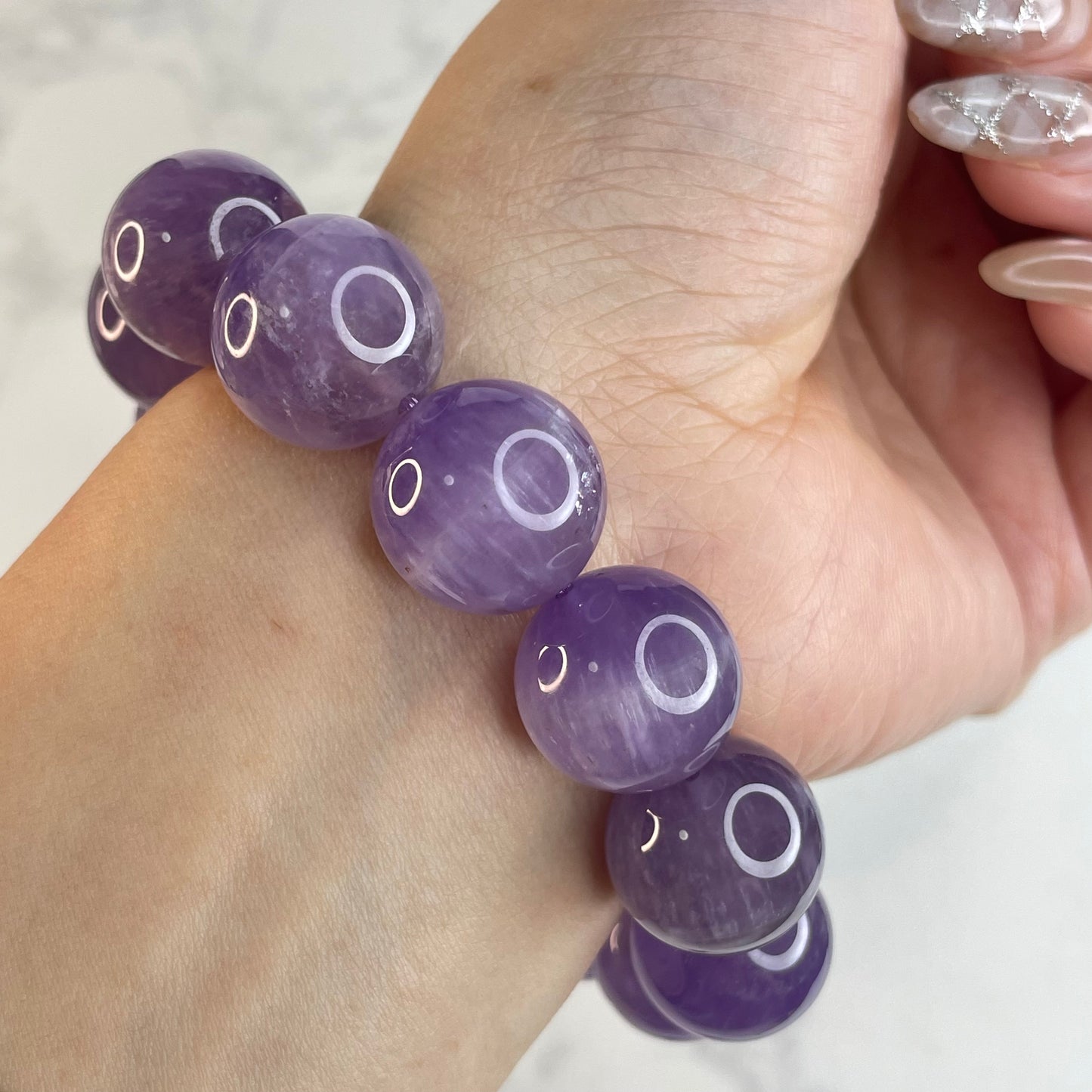 Amethyst Bracelet 紫水晶手串 – 16mm(Brazil 巴西)