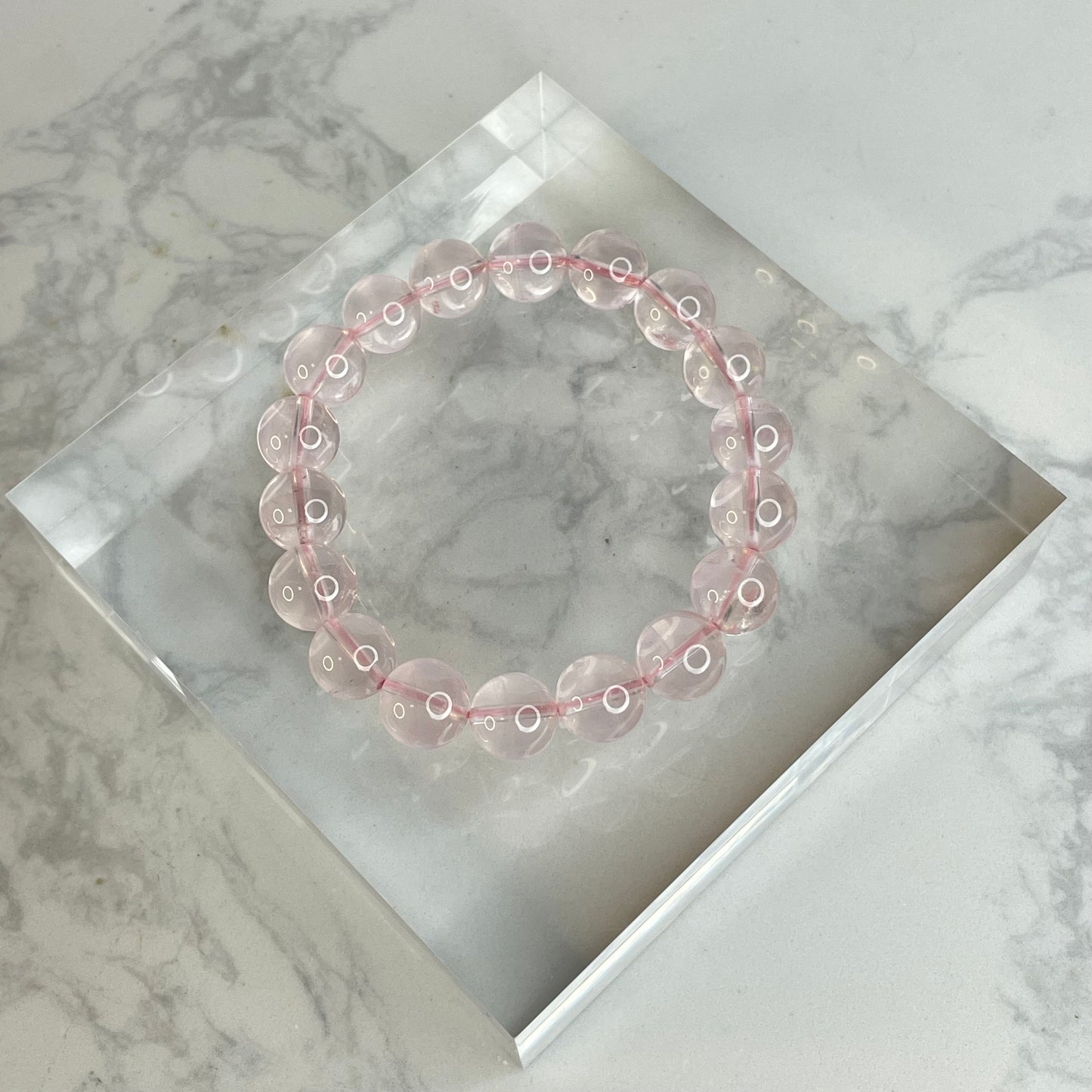 Star Rose Quartz 星光粉晶手串 – 10mm(原產地:馬達加斯加)