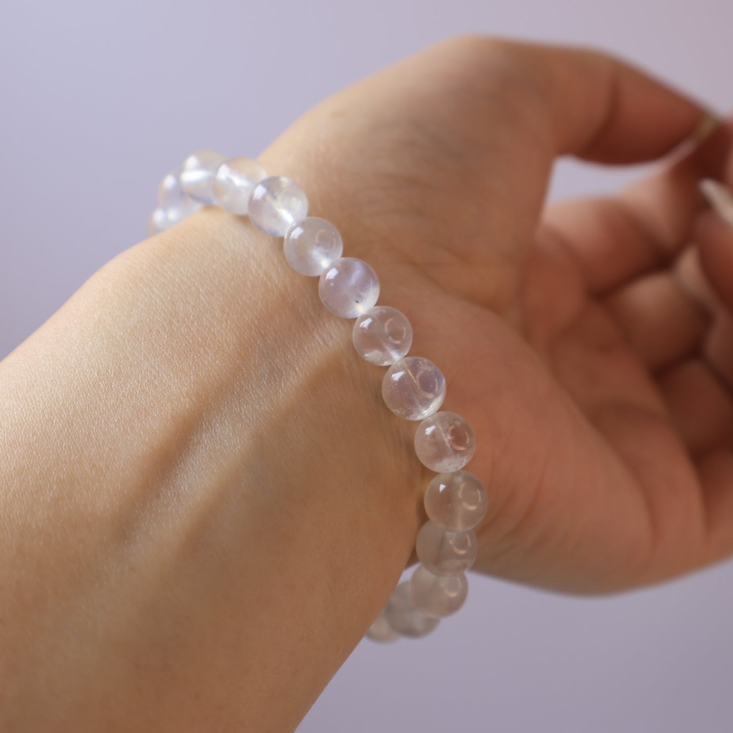 Moonstone Bracelet 月亮石手串 – 7mm