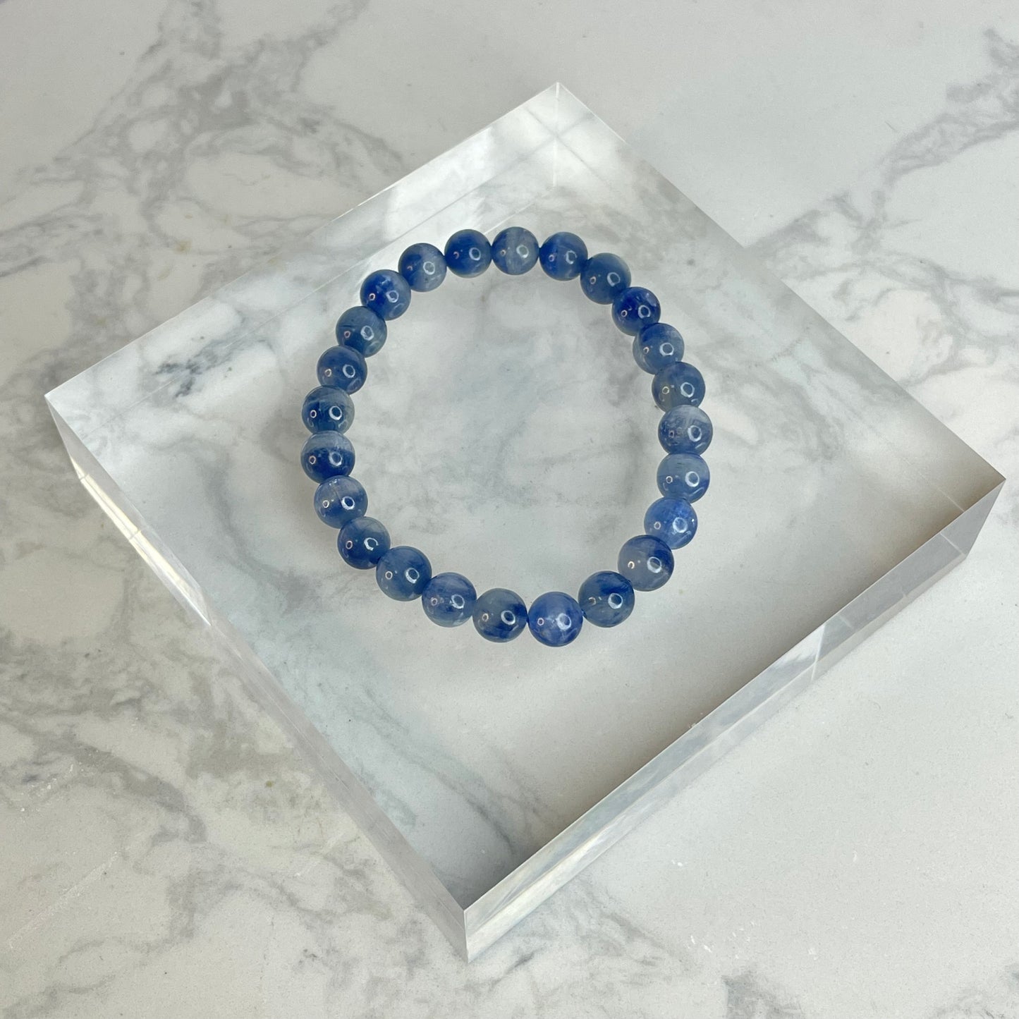 Kyanite Bracelet 藍晶石手串 – 7mm(Brazil 巴西)