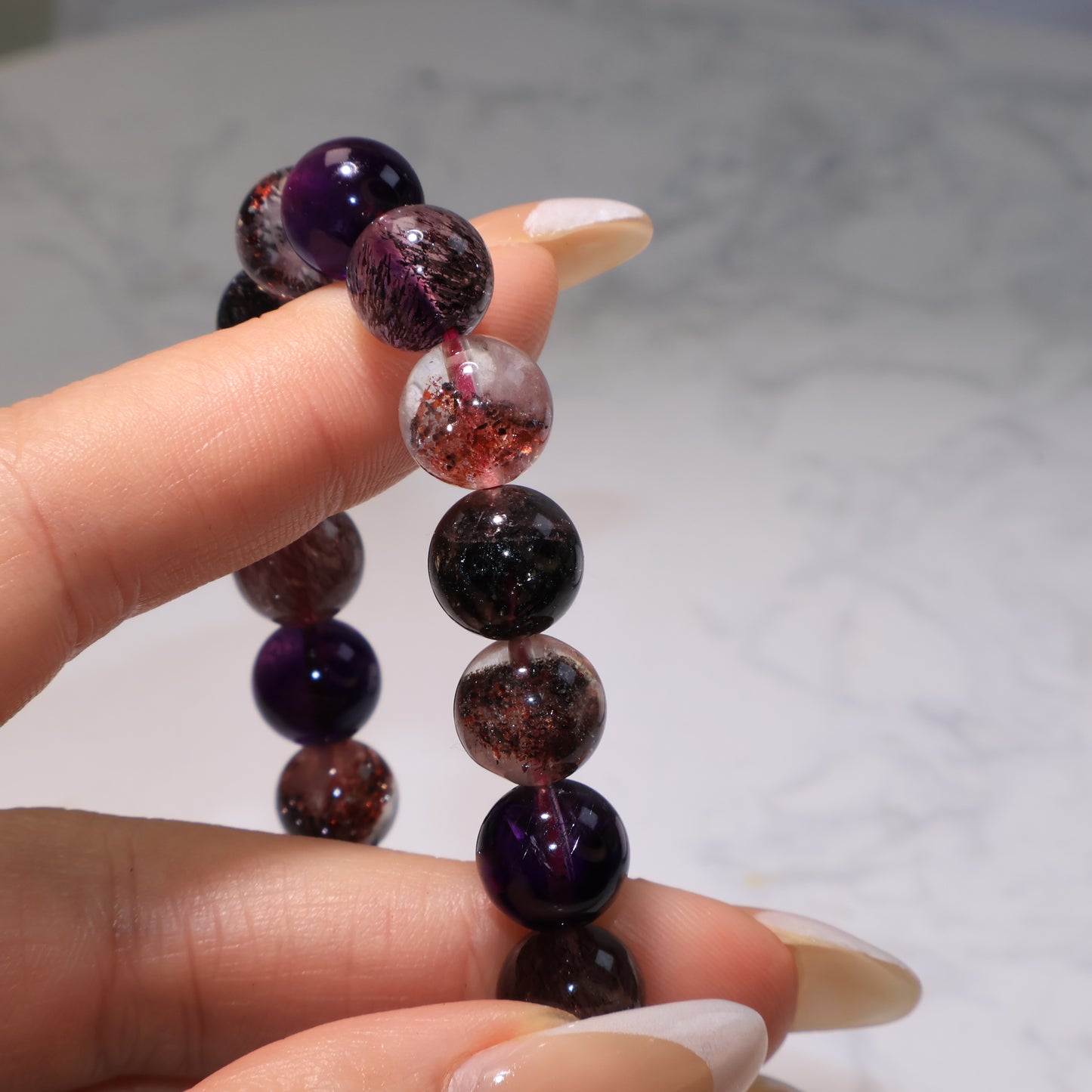 Premium Super Seven Bracelets - Wearable CRYSTAL Melody’s Stone 9.5mm