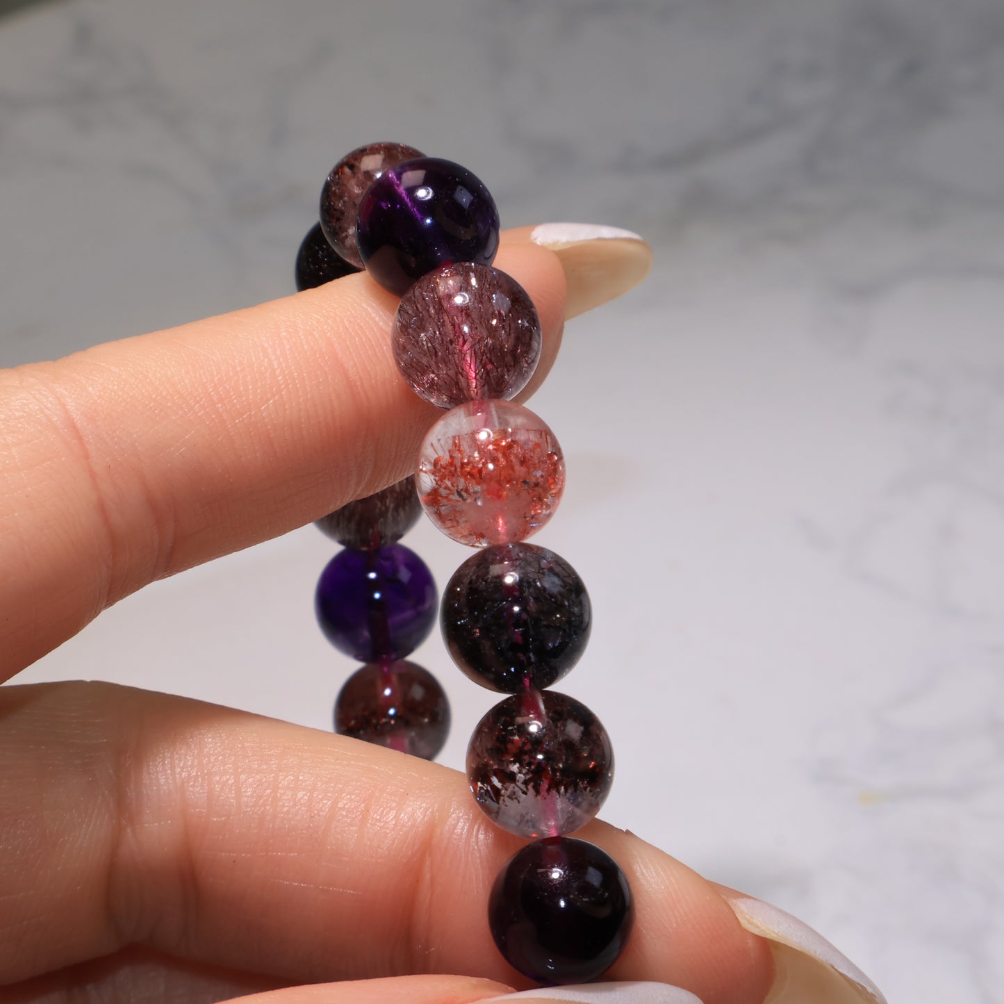 Premium Super Seven Bracelets - Wearable CRYSTAL Melody’s Stone 9.5mm