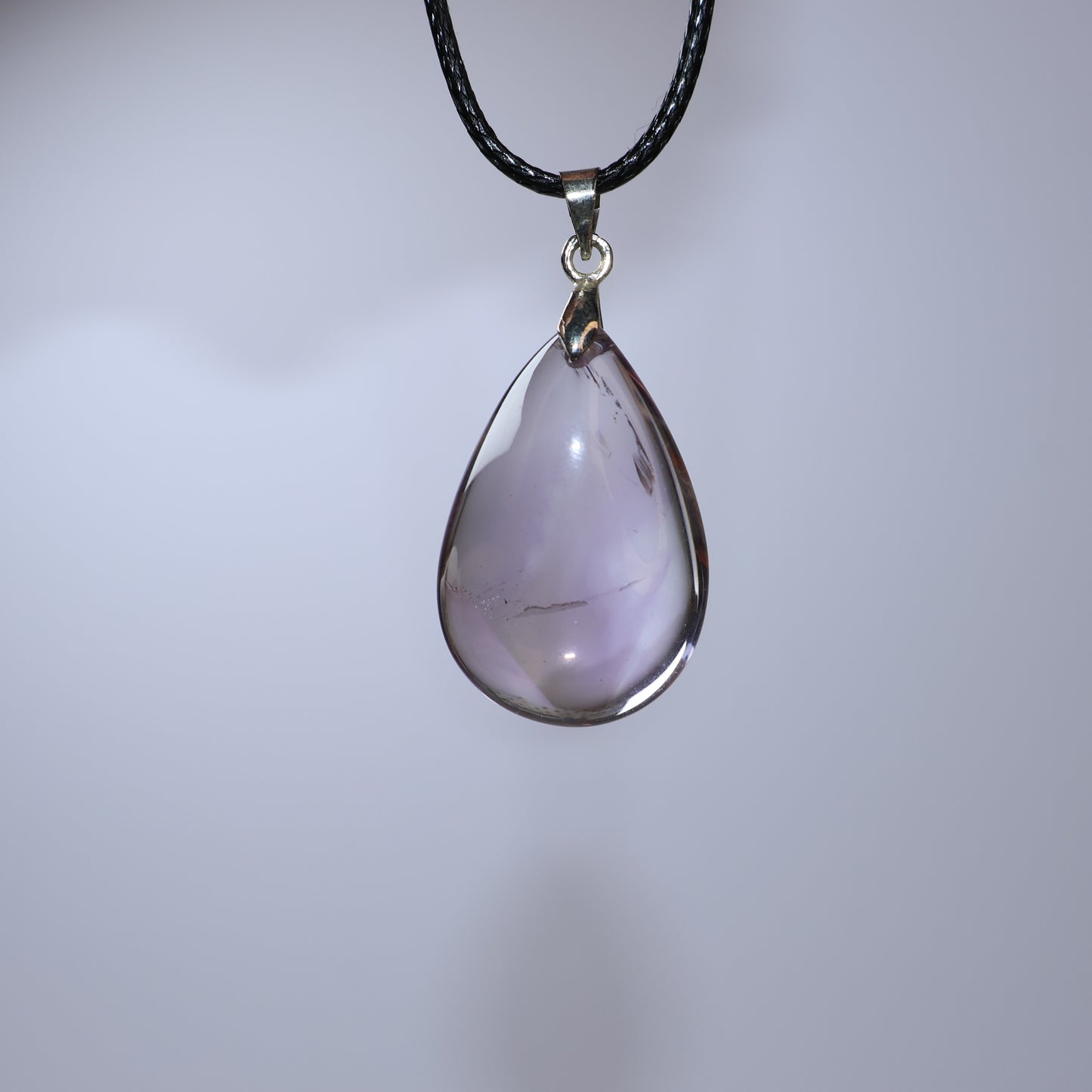 Mystery Key Natural Ametrine teardrop pendant