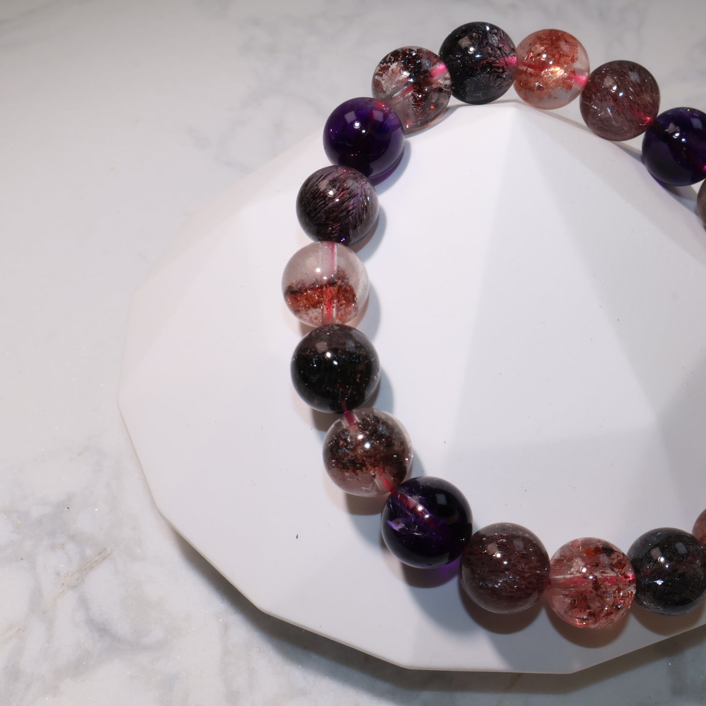 Premium Super Seven Bracelets - Wearable CRYSTAL Melody’s Stone 9.5mm