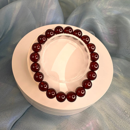 Orange Garnet Bracelet – Fiery Vitality & Passion
With Authentic Chinese Gem Certificate