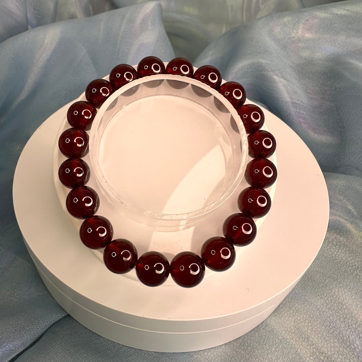 Orange Garnet Bracelet – Fiery Vitality & Passion
With Authentic Chinese Gem Certificate