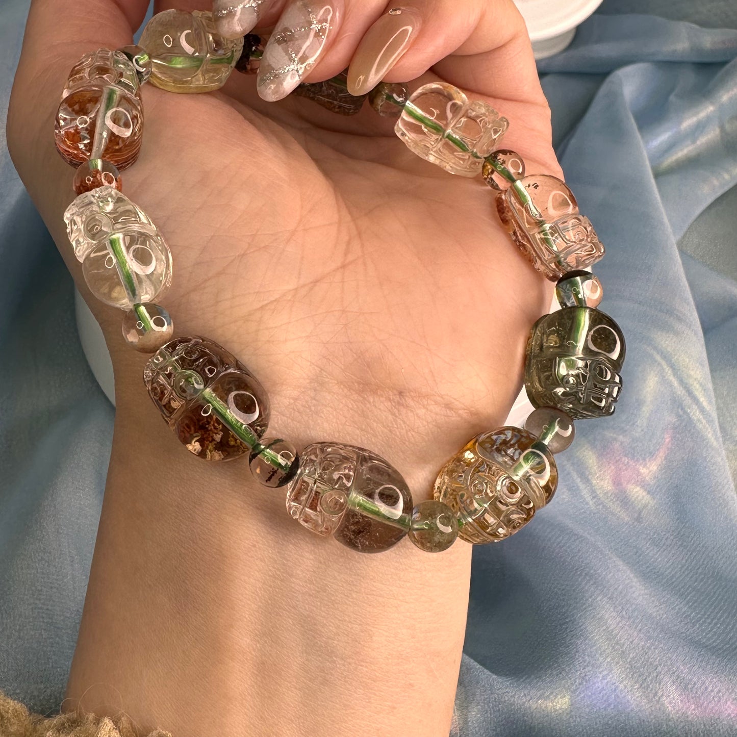 ✨  Four Seasons Phantom Crystal Bracelet with Pixiu ✨