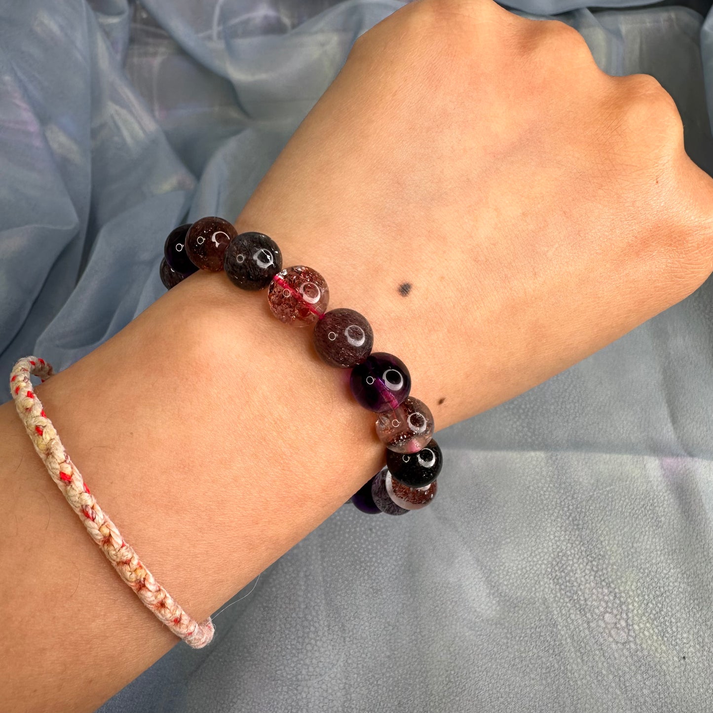 Premium Super Seven Bracelets - Wearable CRYSTAL Melody’s Stone 9.5mm