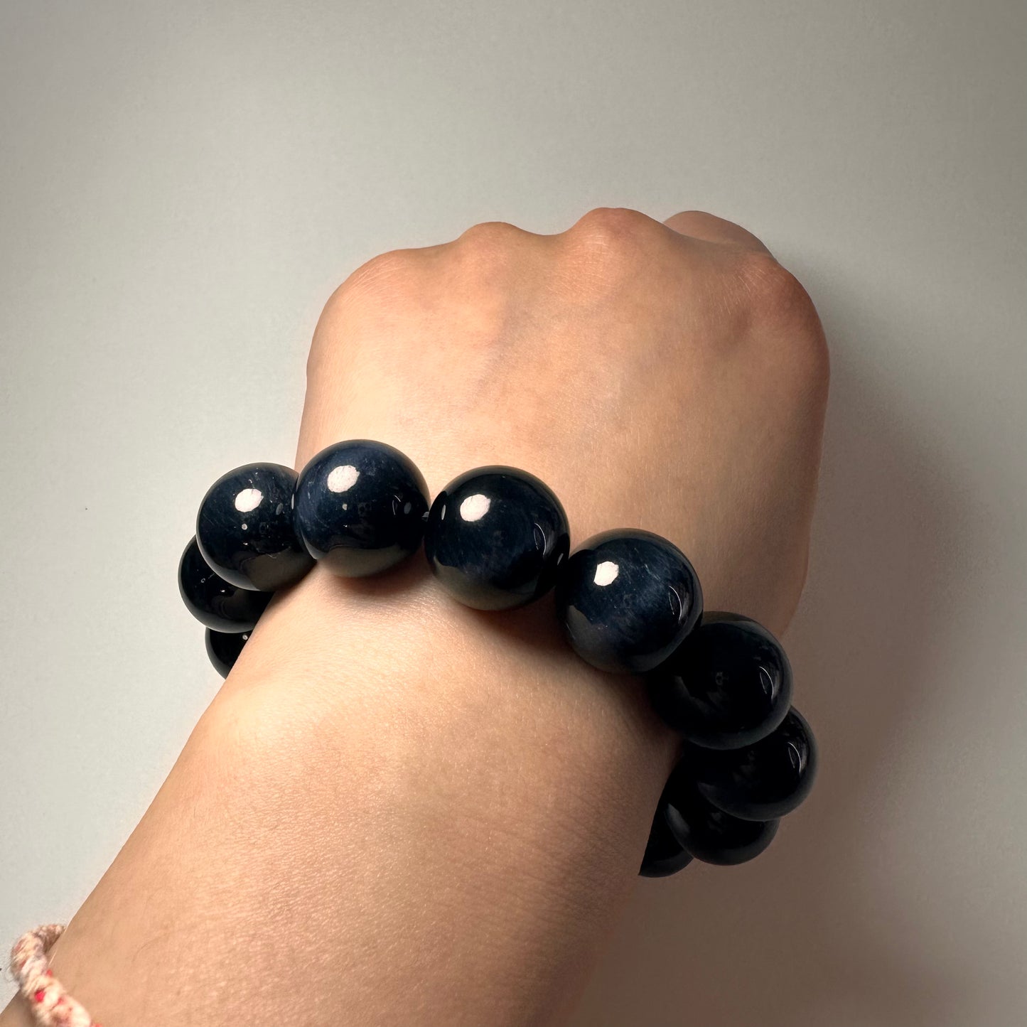 SALE! 16mm Blue Tiger Eye Bracelet | Natural Crystal Beads | Focus & Protection