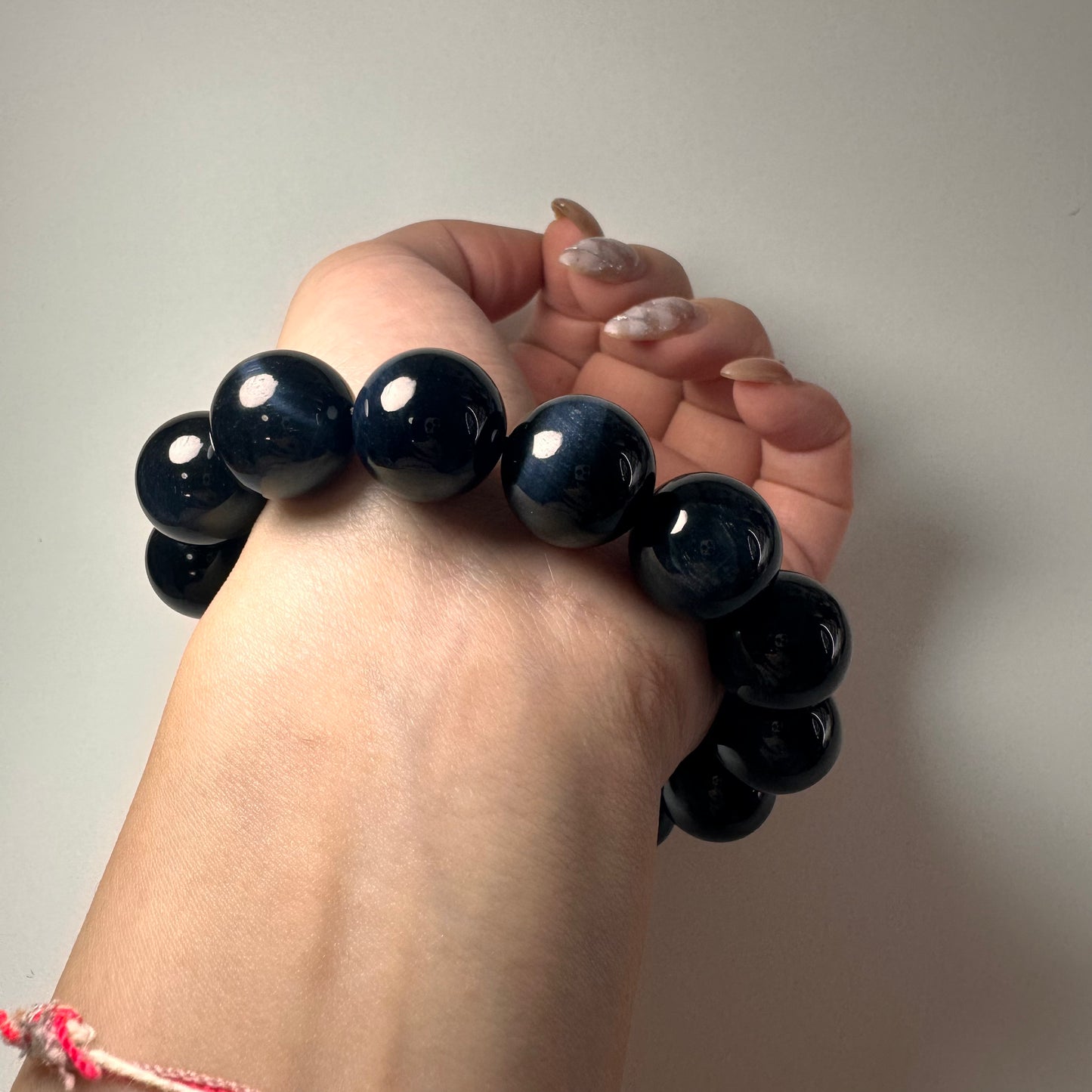 SALE! 16mm Blue Tiger Eye Bracelet | Natural Crystal Beads | Focus & Protection
