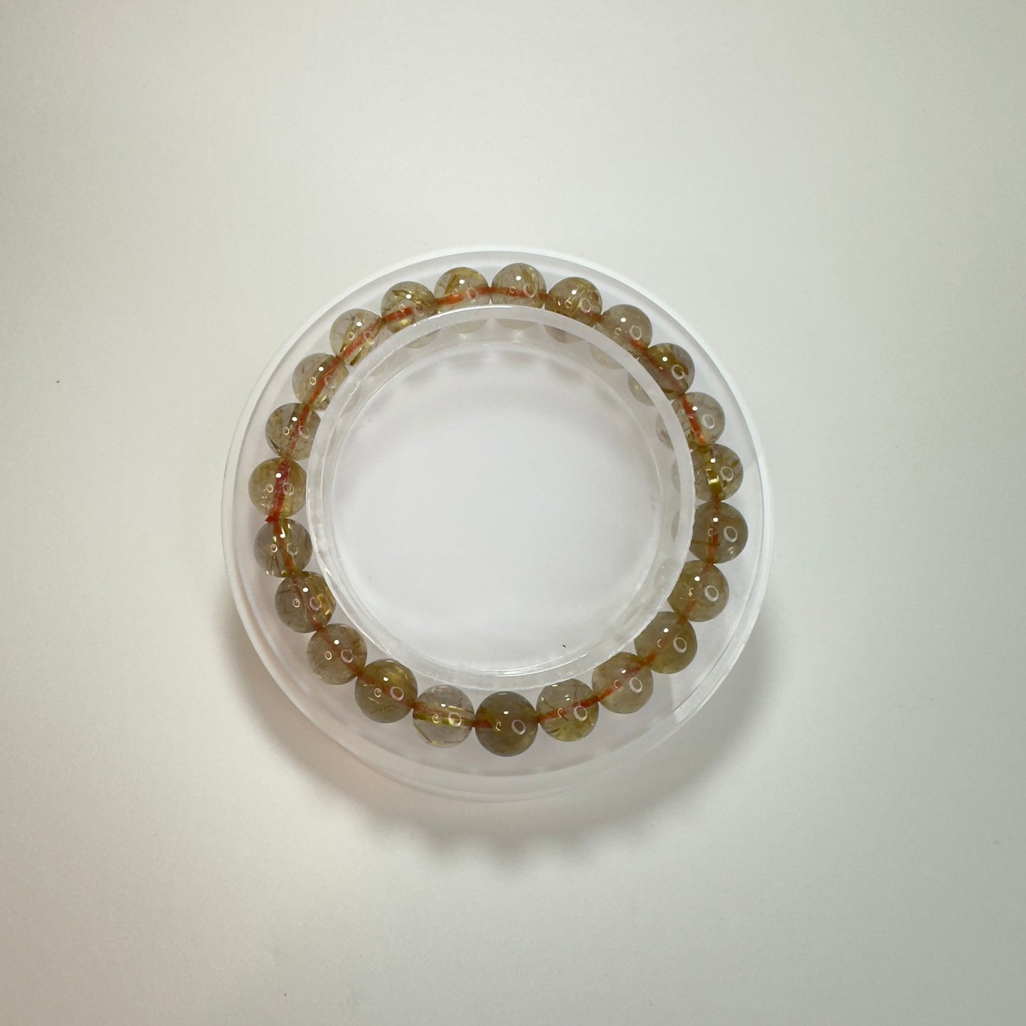 “Celestial Wires” Premium Titanium Rutilated Quartz Bracelet
「星耀金絲」頂級鈦金髮晶手串 – 8mm（Brazil 巴西）