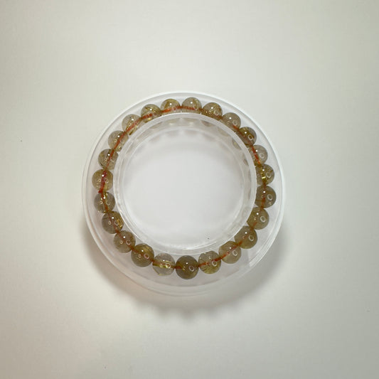 “Celestial Wires” Premium Titanium Rutilated Quartz Bracelet
「星耀金絲」頂級鈦金髮晶手串 – 8mm（Brazil 巴西）