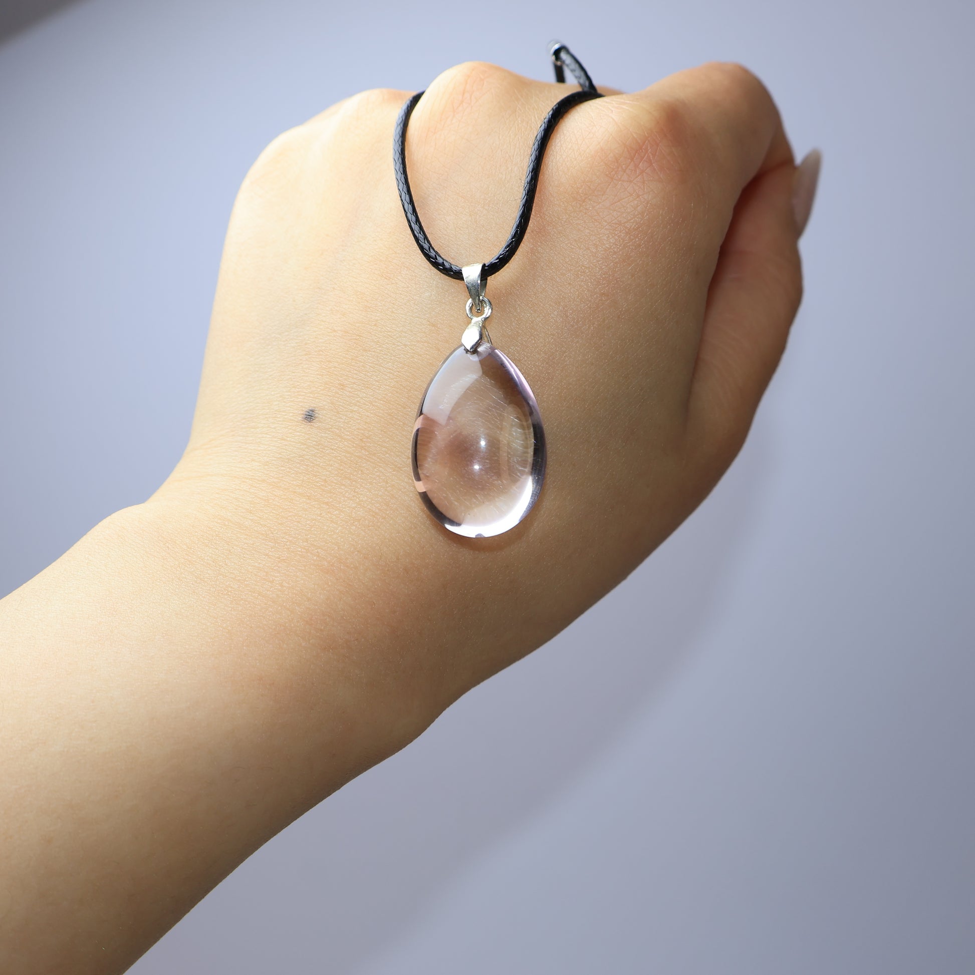 Premium Brazilian Amethyst crystal pendant
