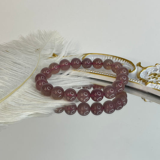 Madagascar Rose Quartz Bracelet – 10mm Beads