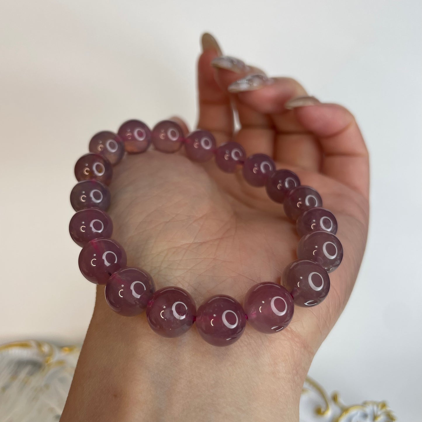 Madagascar Rose Quartz Bracelet – 10mm Beads