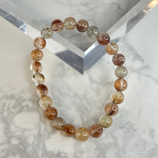 Clear Rabbit Hair Quartz Bracelet – 7mm Beads | Natural Rutile Crystal
透亮兔毛水晶手串 – 7mm