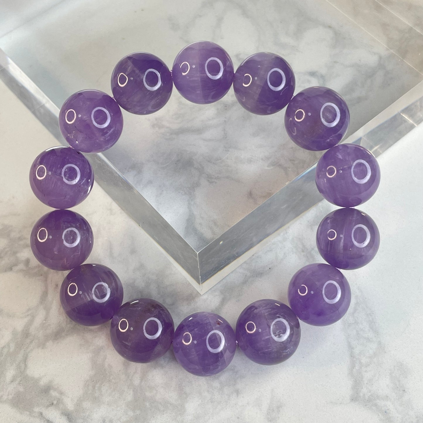 ✨Amethyst Bracelet (Brazil) 14mm✨ ✨紫水晶手串（巴西）– 14mm✨