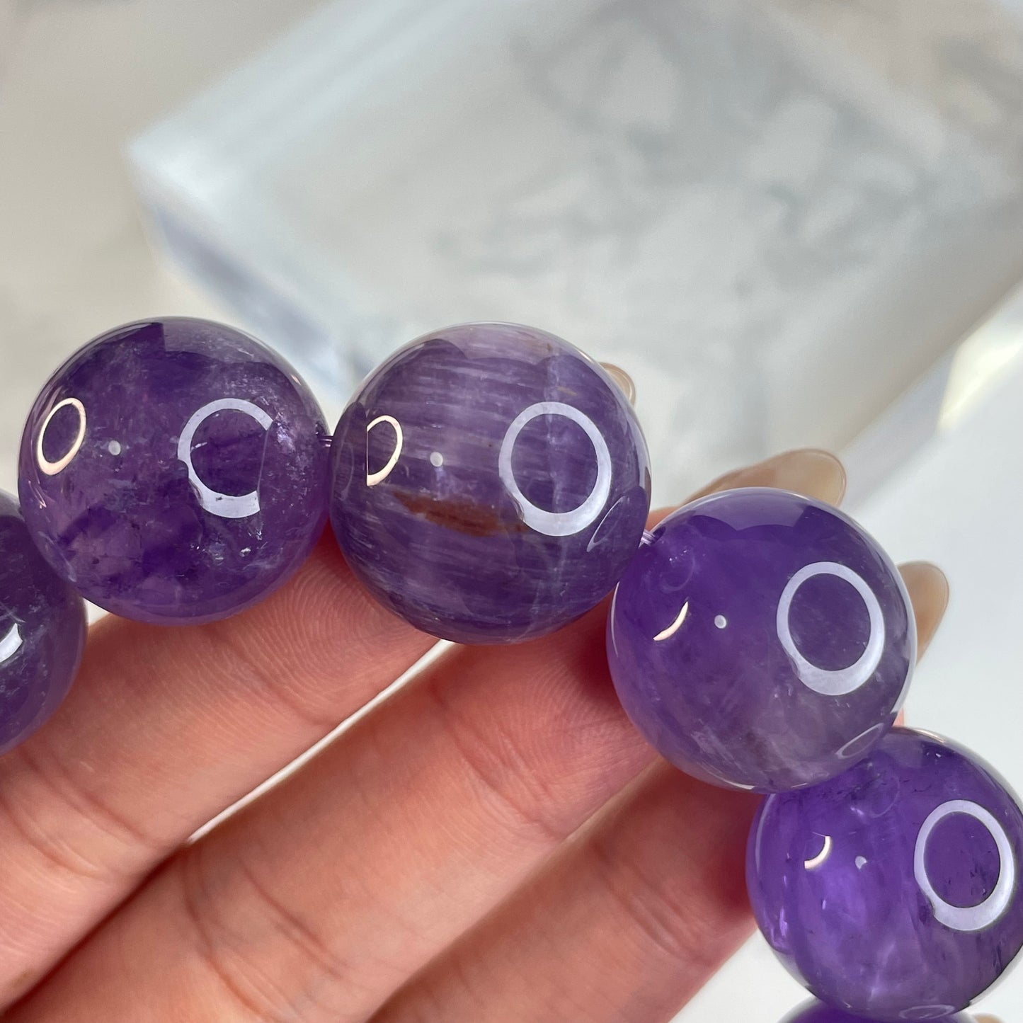 Amethyst Bracelet 紫水晶手串 – 19mm（Brazil 巴西）
