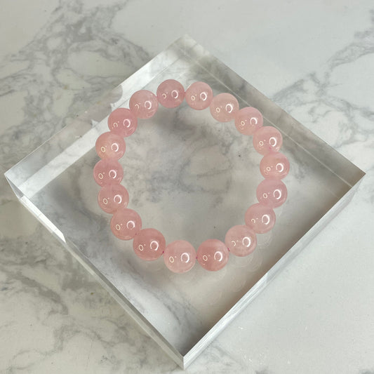 Madagascar Rose Quartz 馬達加斯加粉晶 – 11mm（Origin 原產地：Madagascar）