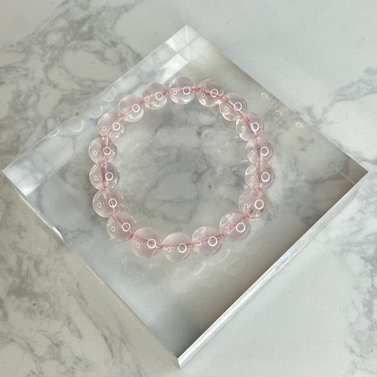 Star Rose Quartz 星光粉晶手串 – 10mm（原產地：馬達加斯加）