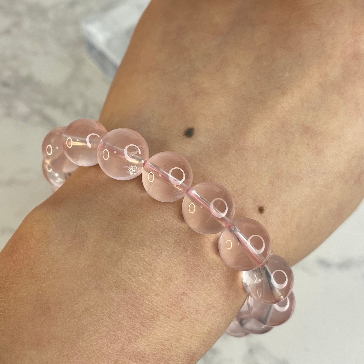 Star Rose Quartz 星光粉晶手串 – 10mm（原產地：馬達加斯加）