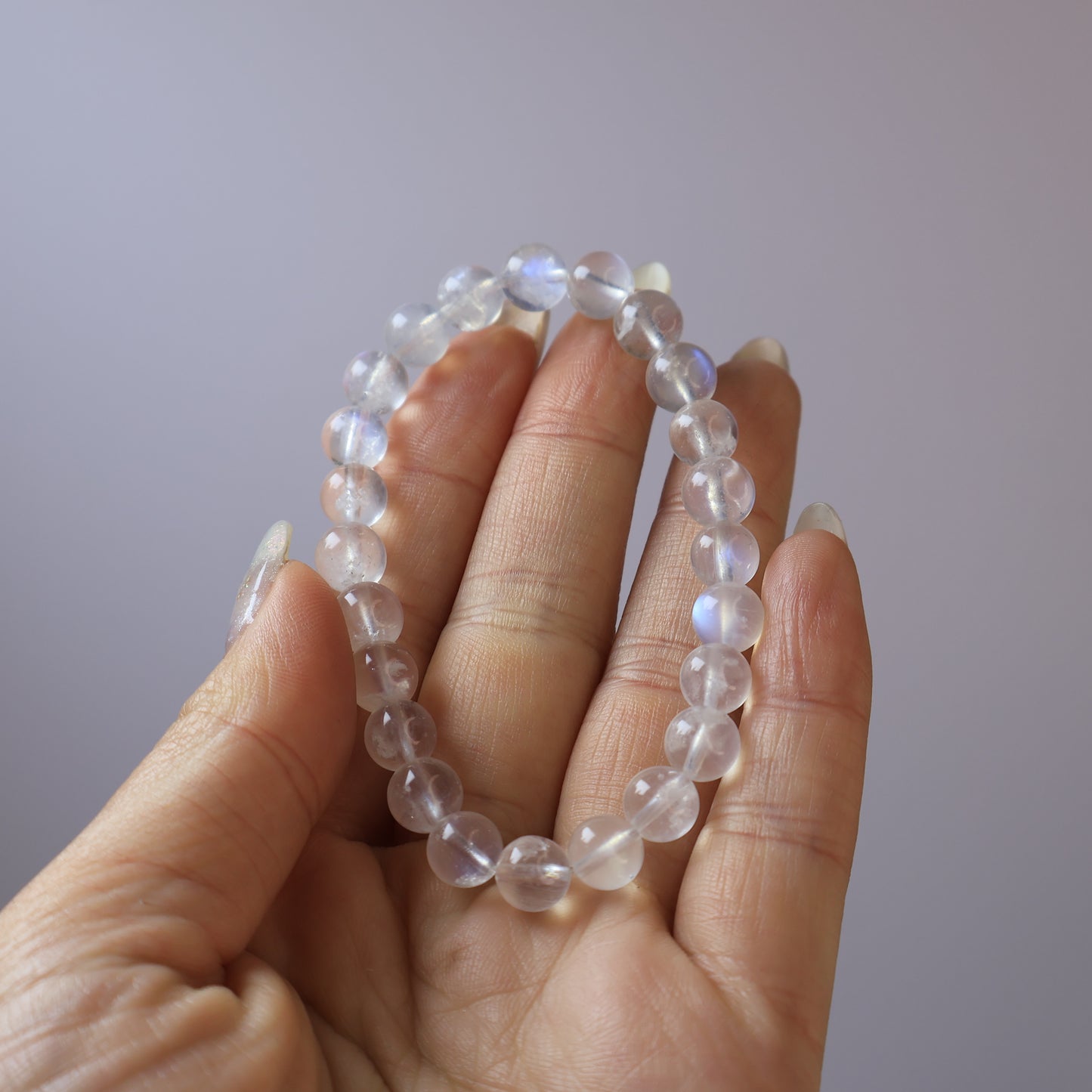 Moonstone Bracelet 月亮石手串 – 7mm