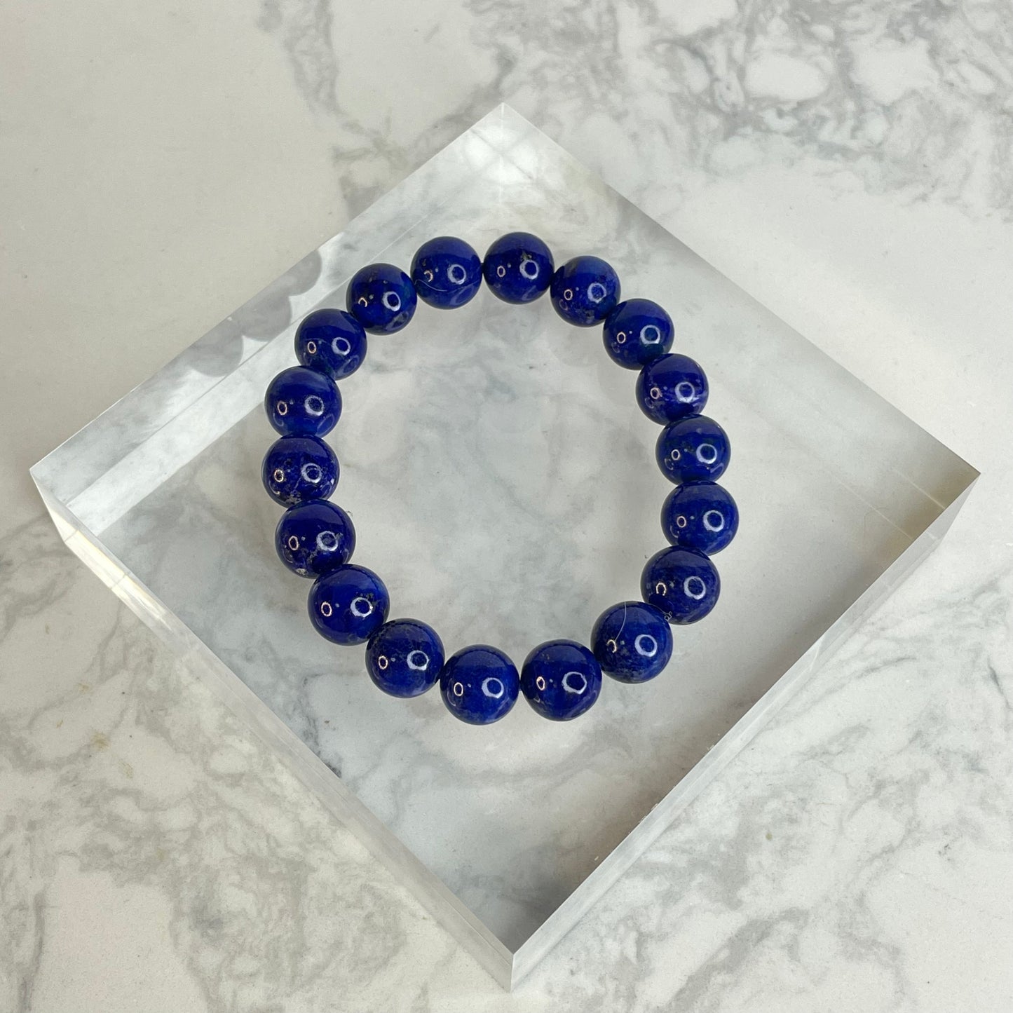 Lapis Lazuli Bracelet 青金石手串 – 11mm（Afghanistan 阿富汗）