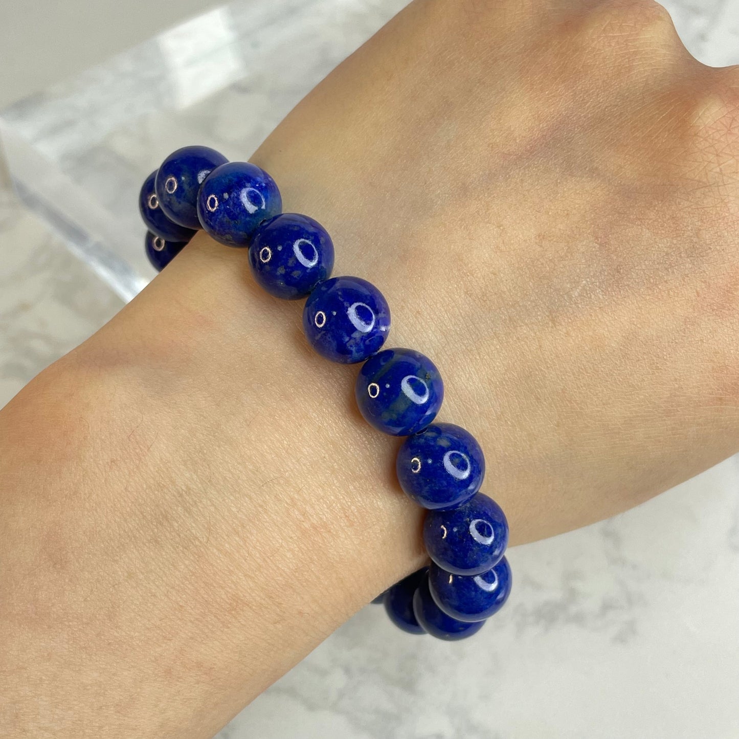 Lapis Lazuli Bracelet 青金石手串 – 11mm（Afghanistan 阿富汗）