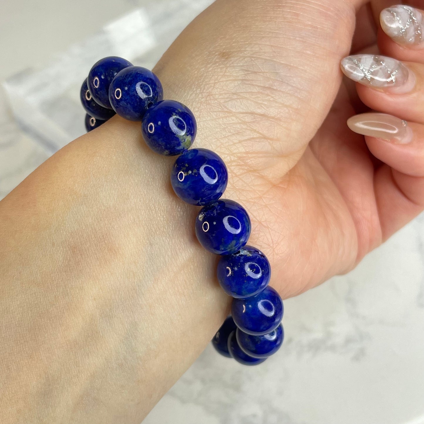 Lapis Lazuli Bracelet 青金石手串 – 11mm（Afghanistan 阿富汗）
